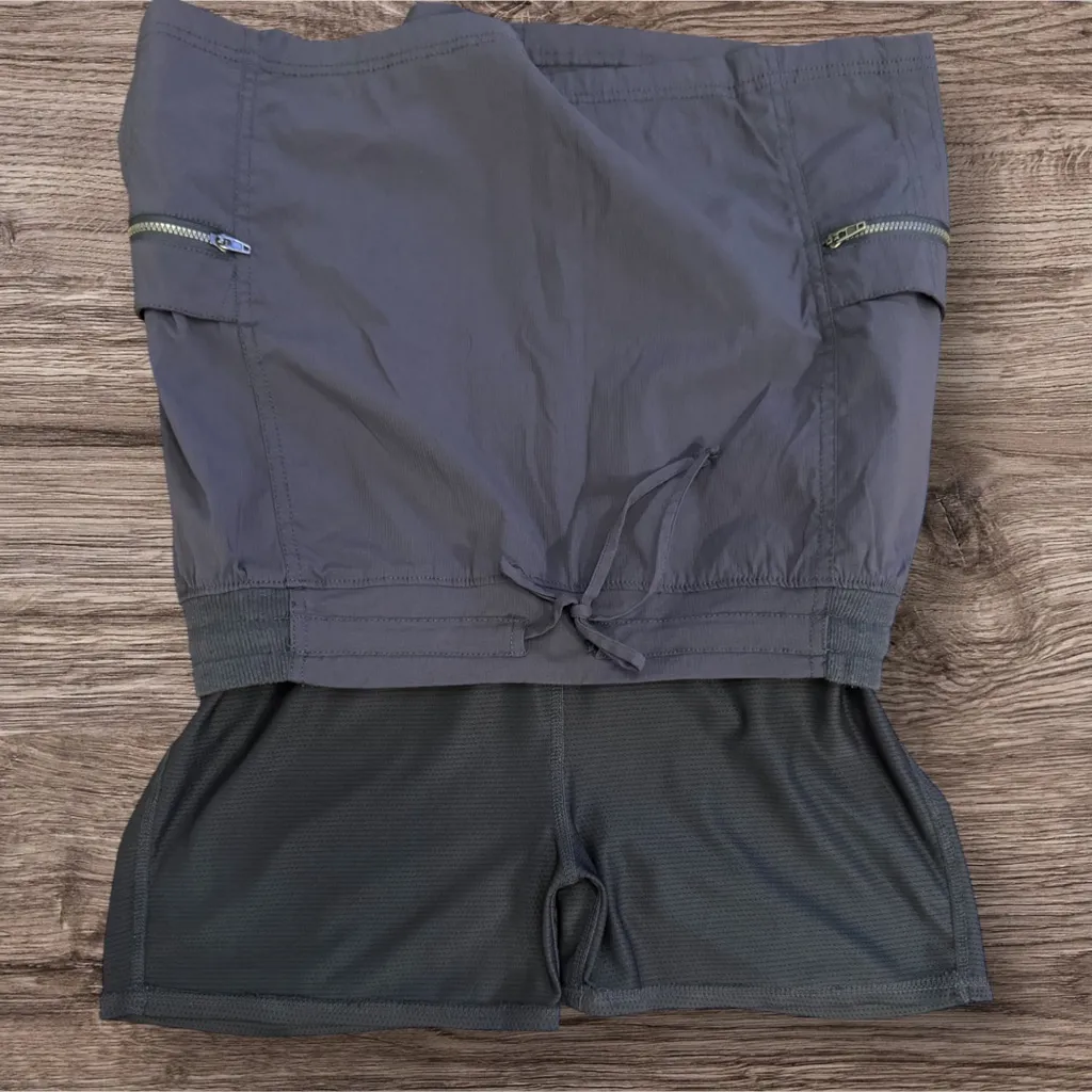 TE VERDE Womens Navy Blue Cargo Mini Skort Size Small - Image 4