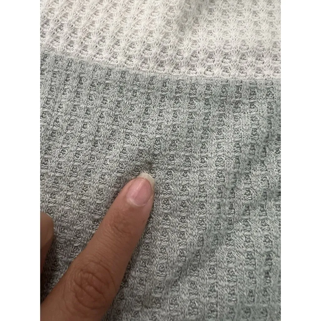 Blu Pepper Women‎ Blouse Size Medium Striped Boho Short Sleeves Peasant City - Image 9