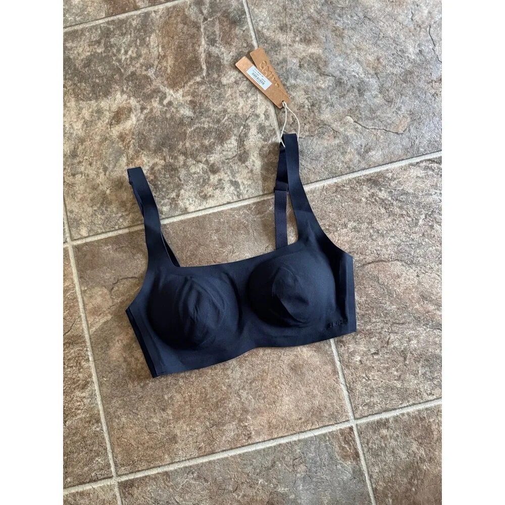 Skims Naked Scoop Bra Onyx Size XS - Image 2