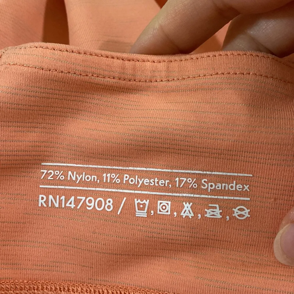 Outdoor Voices techsweat 7/8 leggings in terracotta color size S - Image 11