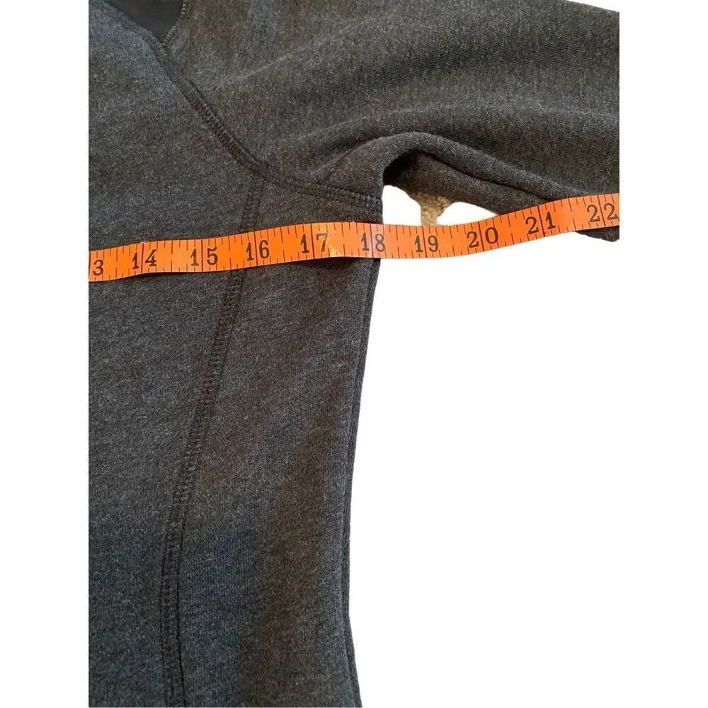 Adidas Quarter Zip Pullover Sweatshirt Long Sleeve T Shirt Lightweight Sporty At - Image 9