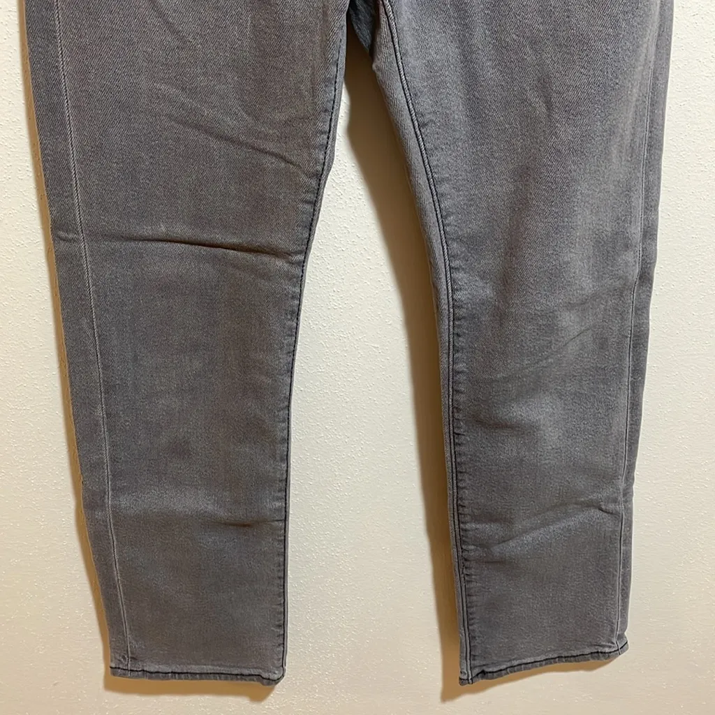 Levi's Wedgie Straight Leg Fit Denim Jeans in Cosmic Comet Grey Gray Size 26 - Image 9