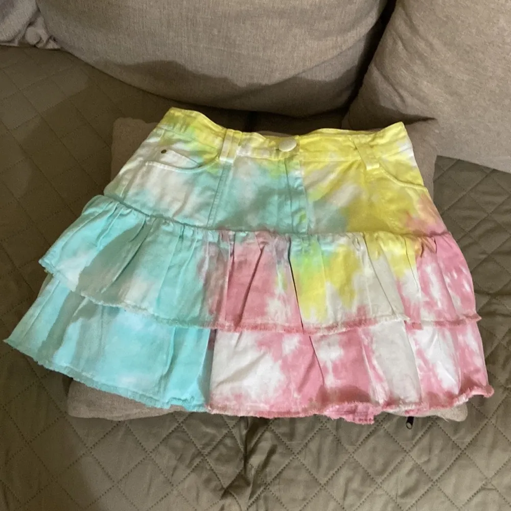 LOVESHACKFANCY
Landen Tie-Dyed Mini Skirt NWOT - Image 11