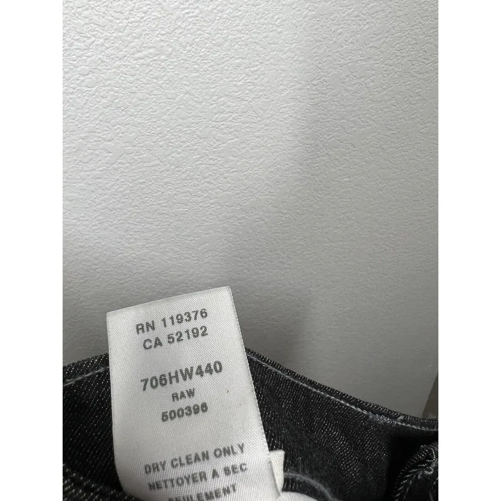 Helmut Lang Raw Denim Slim Straight Jean - Image 5