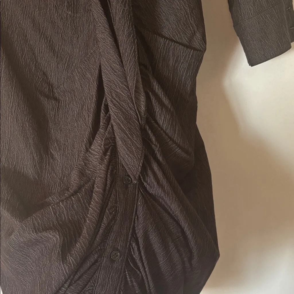 Asymmetrical Black Dress - Image 9