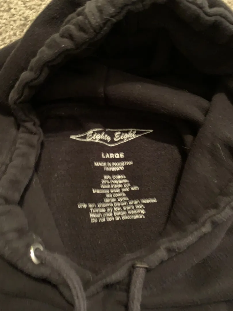 Eighty Eight California Republic Sweatshirt Black - Image 3