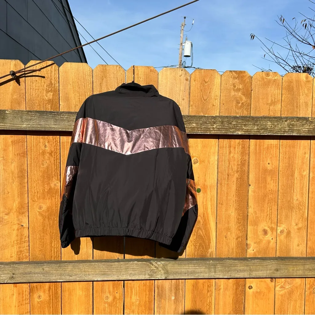 NWT Zyia Pink Shine Rose Gold Metallic Block Jacket‎ Size XXL - Image 8