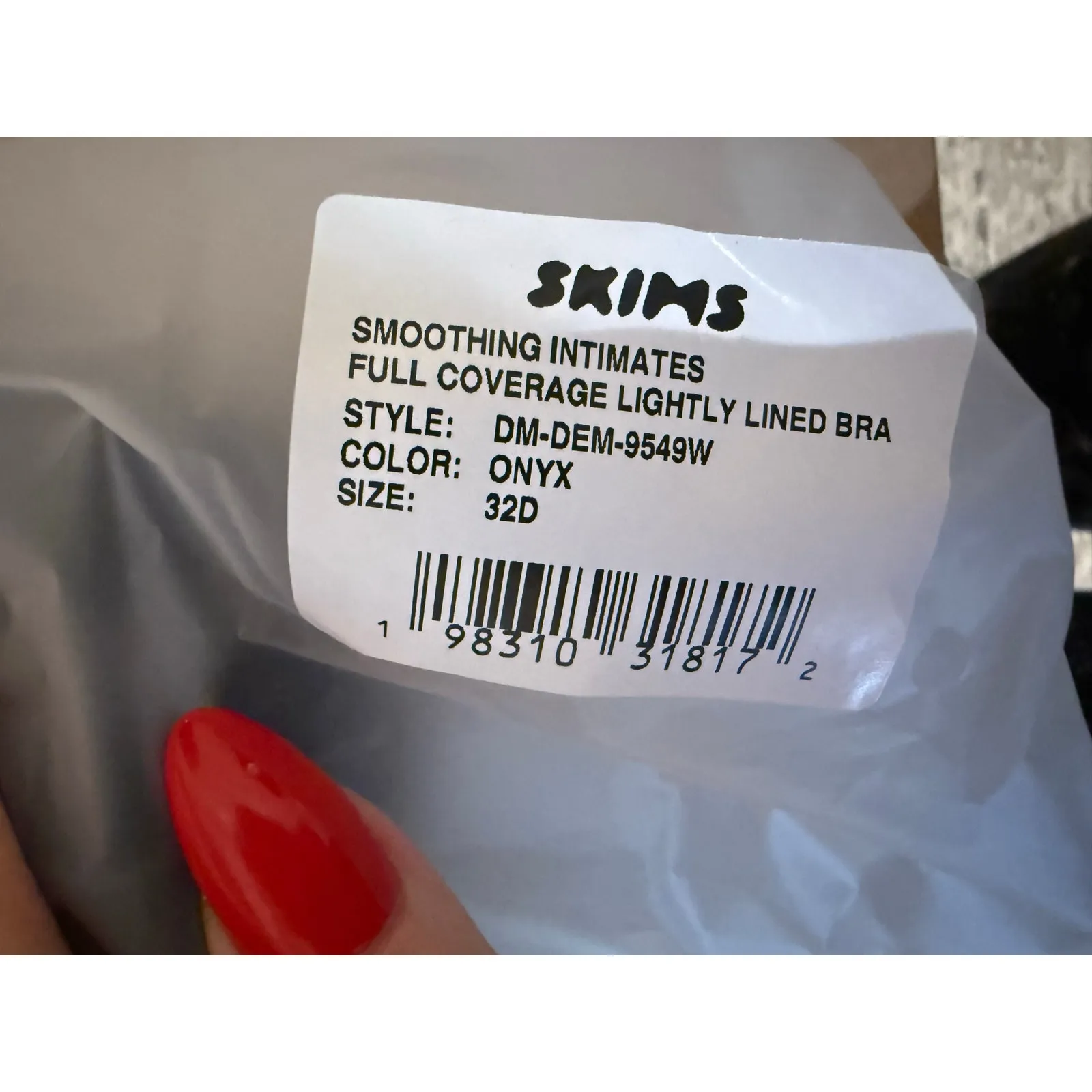 NEW- NWT Skims Smoothing Intimates Full Coverage Bra – Onyx – 42DDD - Image 5