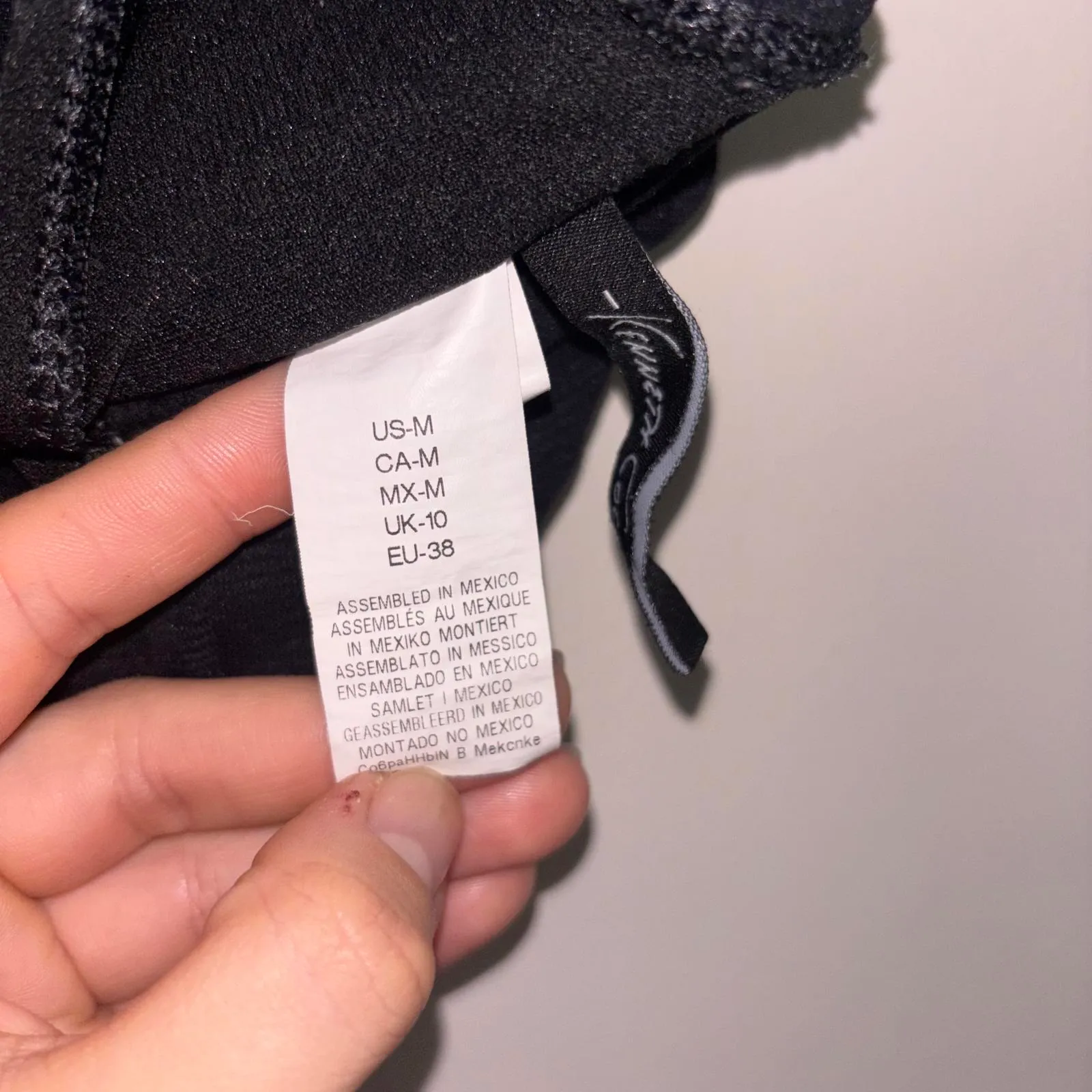 Kenneth Cole Black One Piece Bathing Suit Swim Suit Mesh Geometric Pront Size M - Image 7