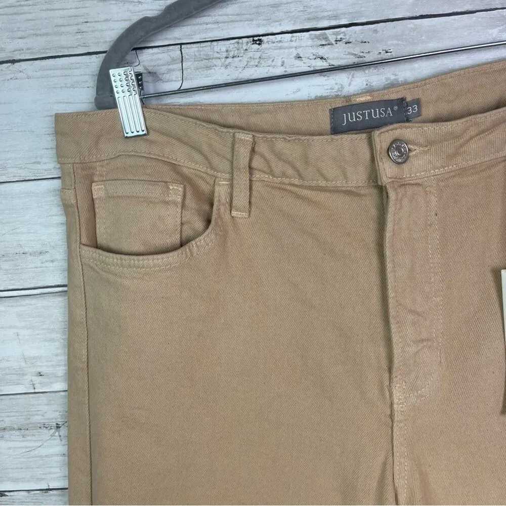 Just USA Vintage Straight Jeans Tan Size 33 - Image 3