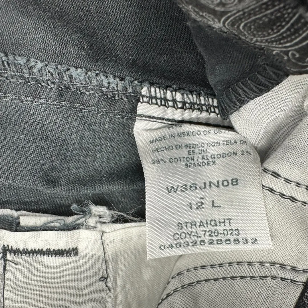 Riders By Lee Black Comfort Waist No Gap Straight Fit Pants Size 12L - Image 3