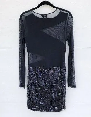 ASOS Sheer Sequin Dress - Image 2