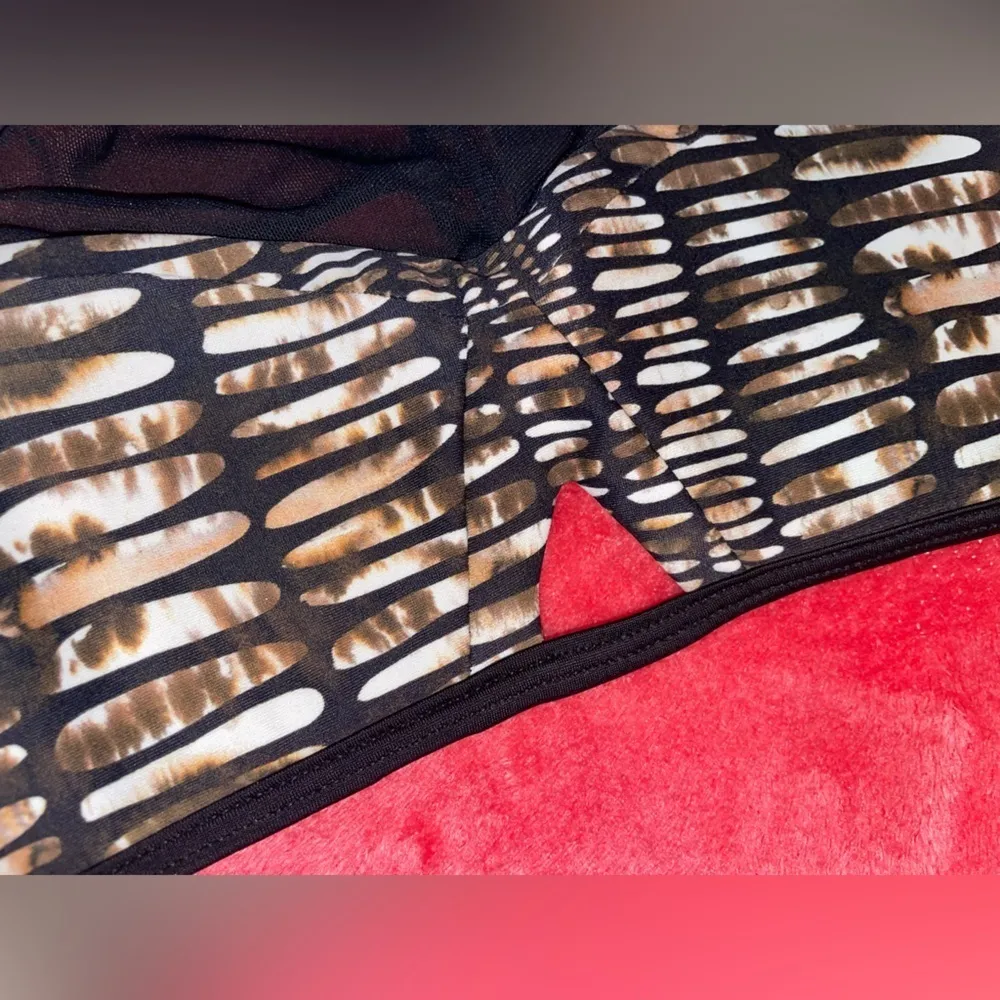 ISSA de Mar Top mesh swim top bikini snakeskin snake skin design - Image 5