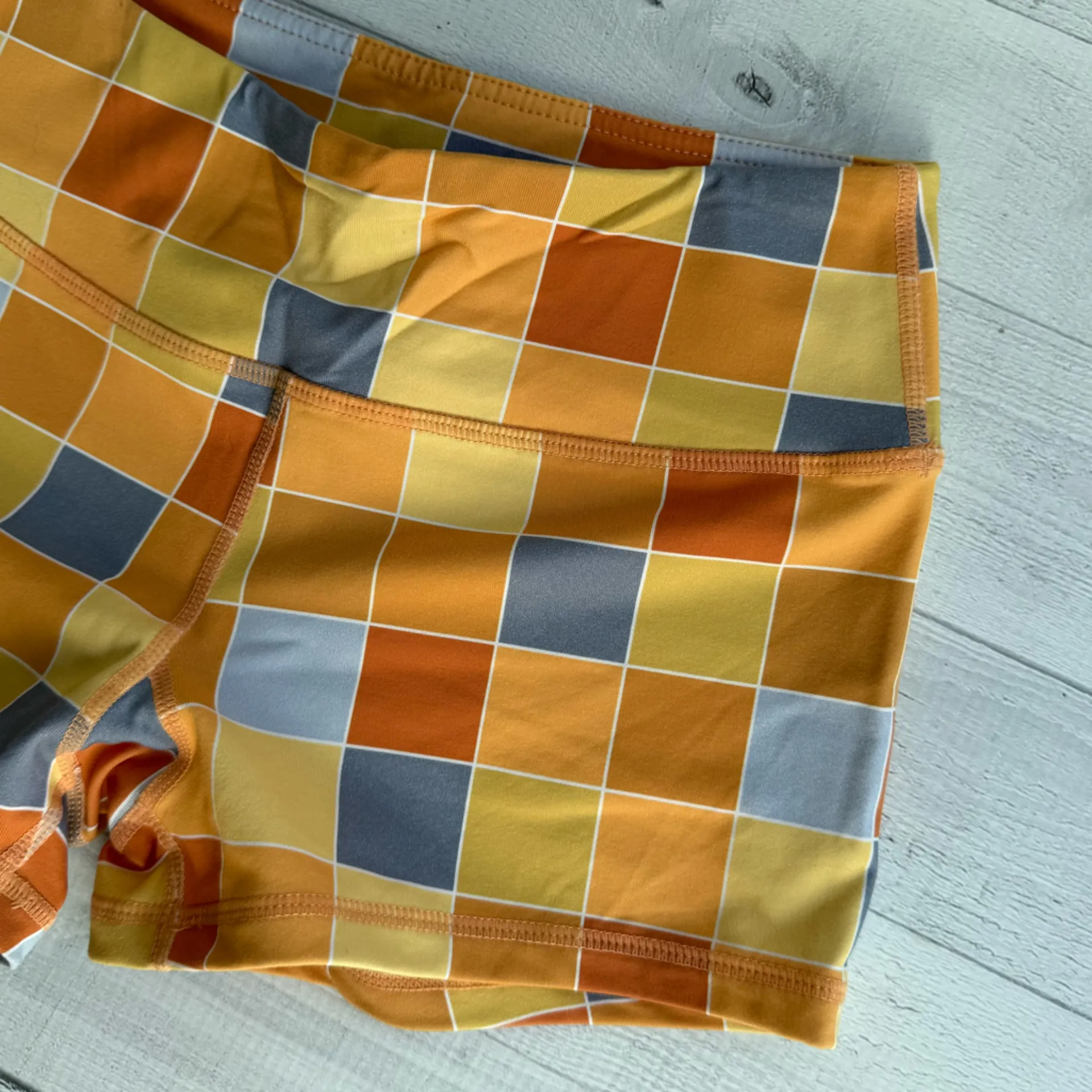 Savage Barbell Disco Booty Shorts 2.5” Size S Orange - Image 4