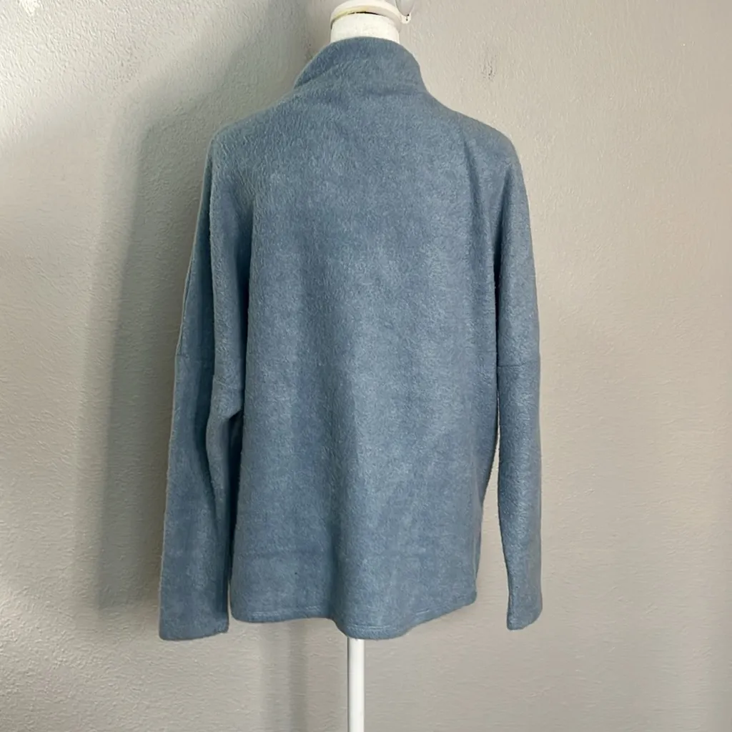 Melloday Fuzzy Blue Sweater Size XS NWT - Image 3