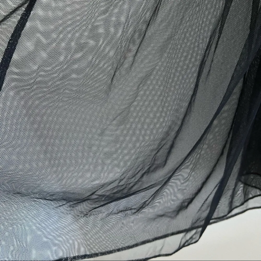 Victoria's Secret Black Strappy Lace and Mesh Lingerie XL - Image 5