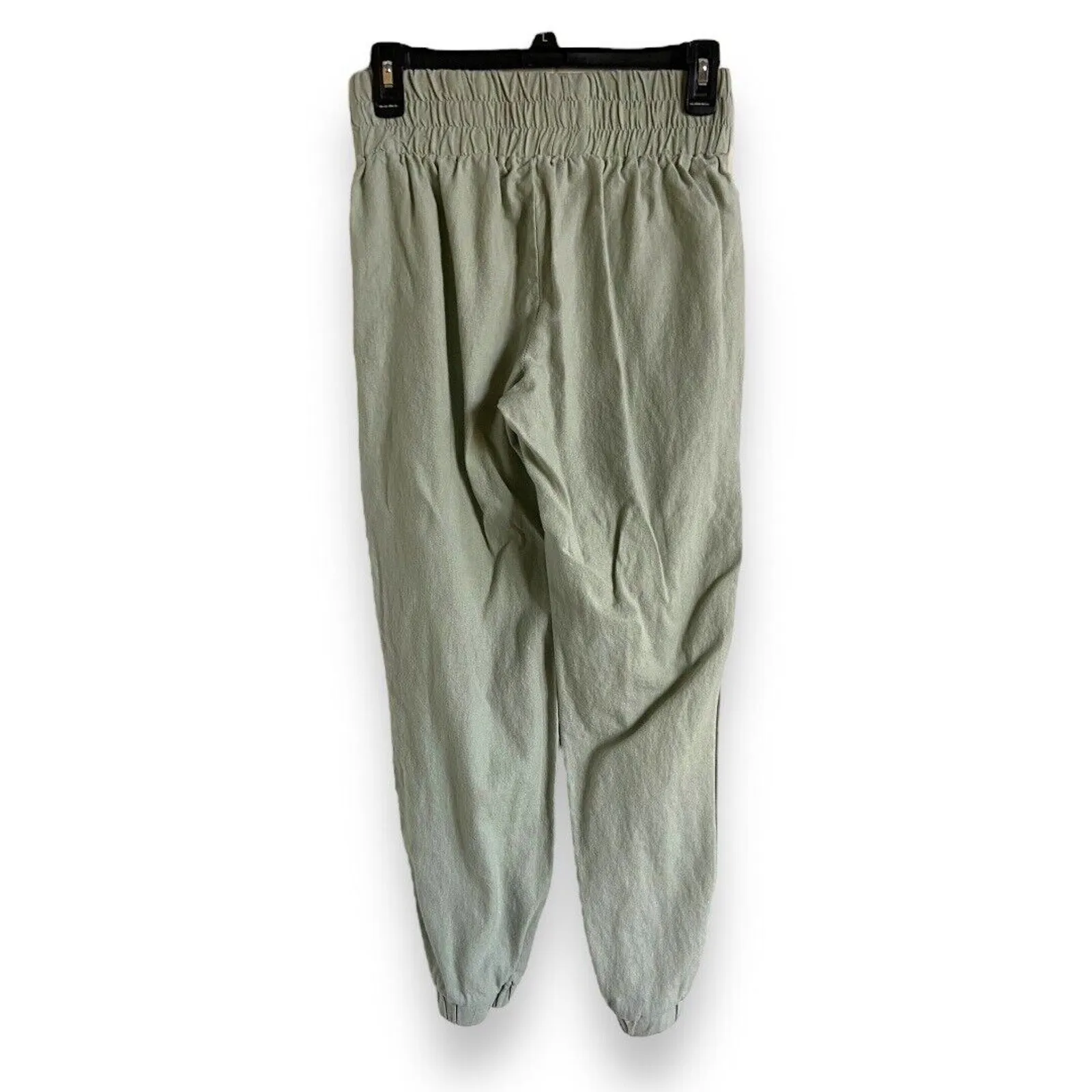 Ban Jara Womens Pants Sz S Mint Green Linen Joggers‎ - Image 2