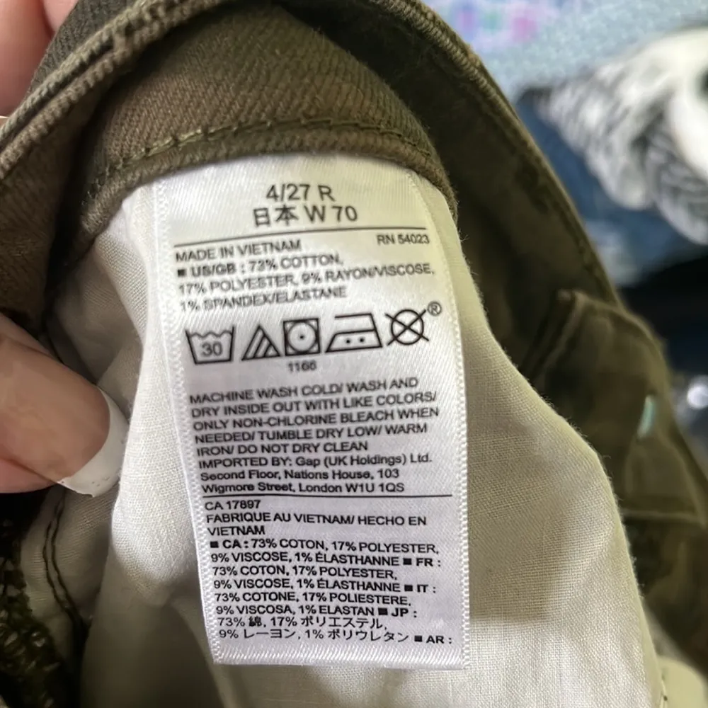 Gap cropped ankle Camo jeans - Image 8