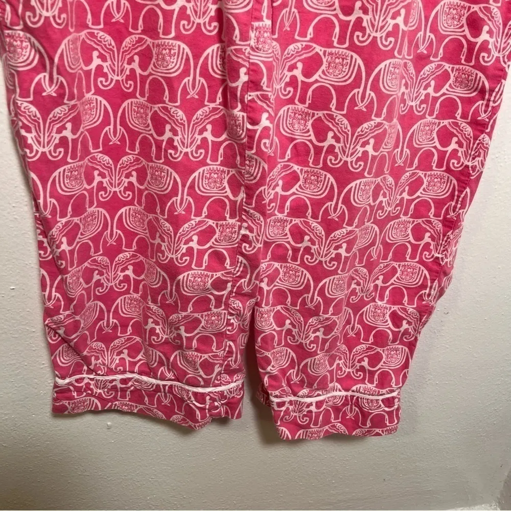 Crown & Ivy Pajama Pants PInk White Elephants - Image 6