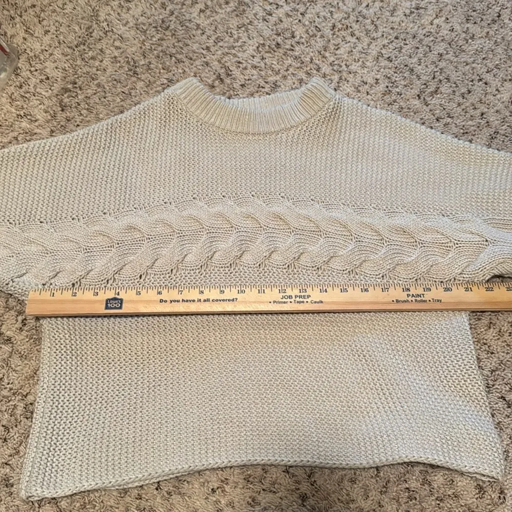 Massimo Dutti, Italian‎ yarn, cream XS - Image 8