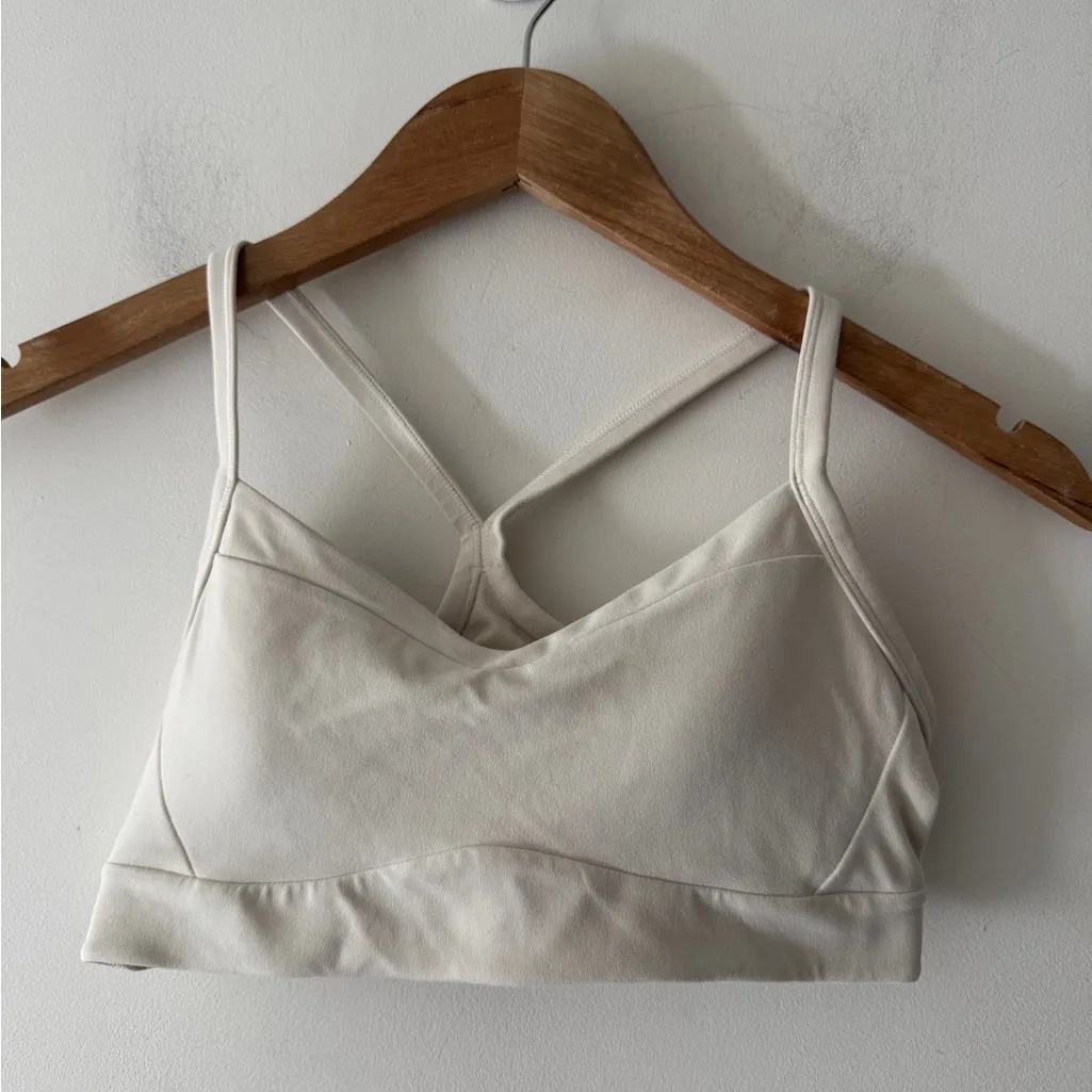 Athleta White Vital Racerback Padded Sports Bra XS - Image 3