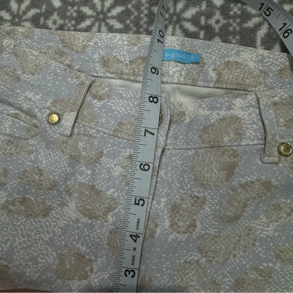 J. McLaughlin Maisie Slim Print Pants Snakeskin Ankle Size 0 - Image 10