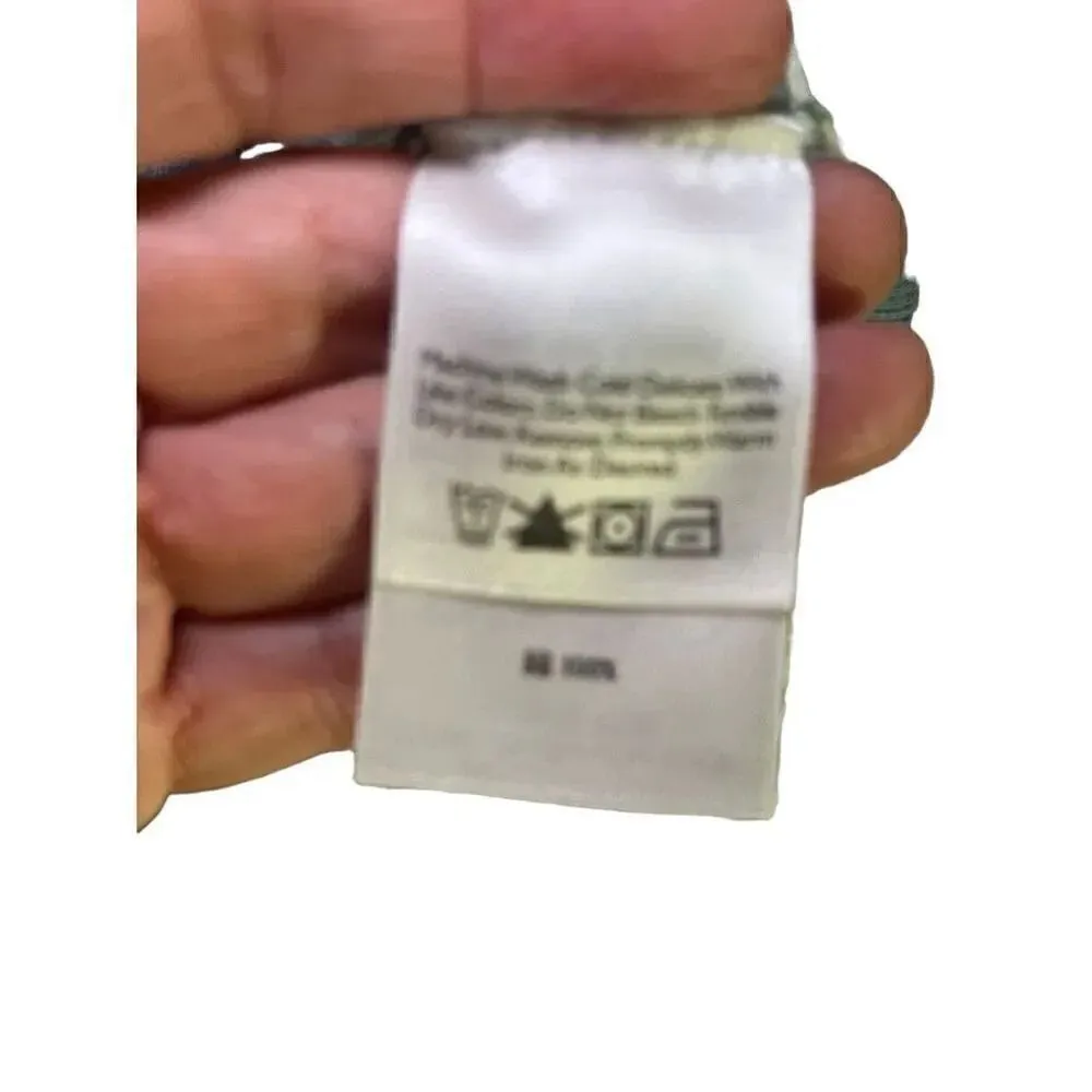 Eddie Bauer Striped Turtleneck Blue Green Size Small - Image 6