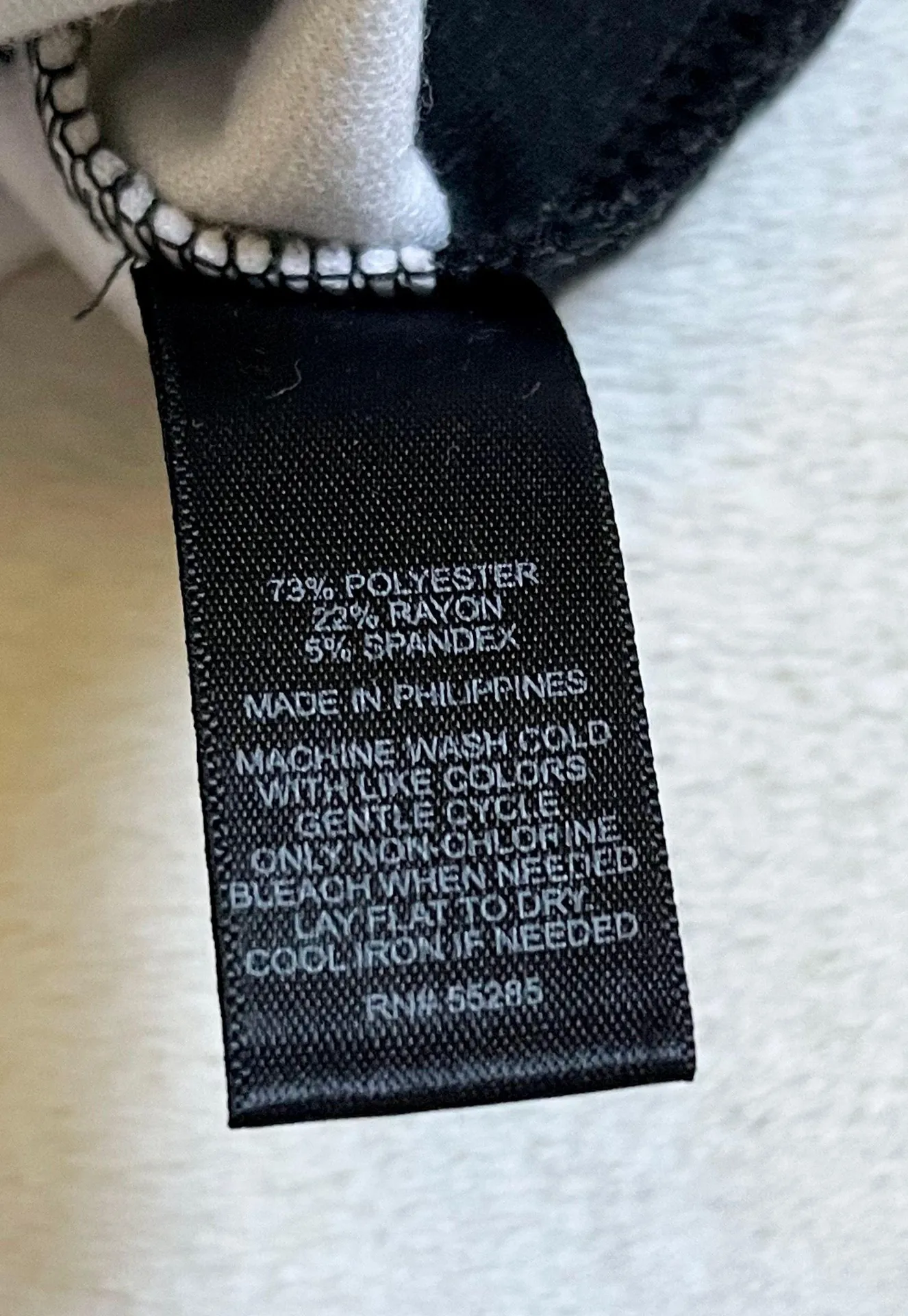 Black and White Stripe Top Size S - Image 5