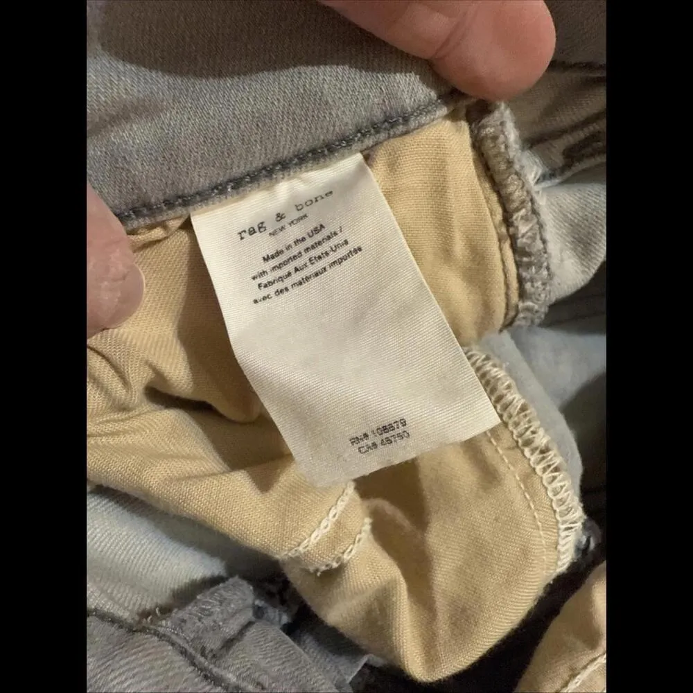 Rag & Bone Cate Mid Rise Skinny Ankle Jeans Designer Casual Preppy Chic Size 28 - Image 10