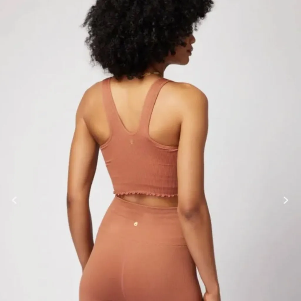 Spiritual Gangster Amor seamless crop tank & love sculpt seamless ruffle legging - Image 7