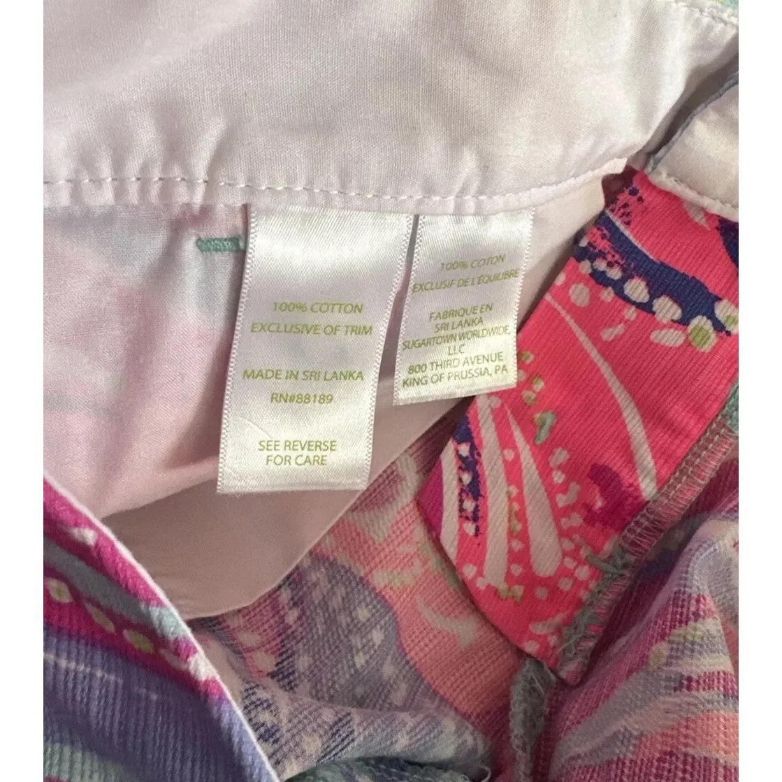 Lilly Pulitzer‎ Buttercup Shorts 00 Oh My Guava Floral Beach Tropical Y2K - Image 8