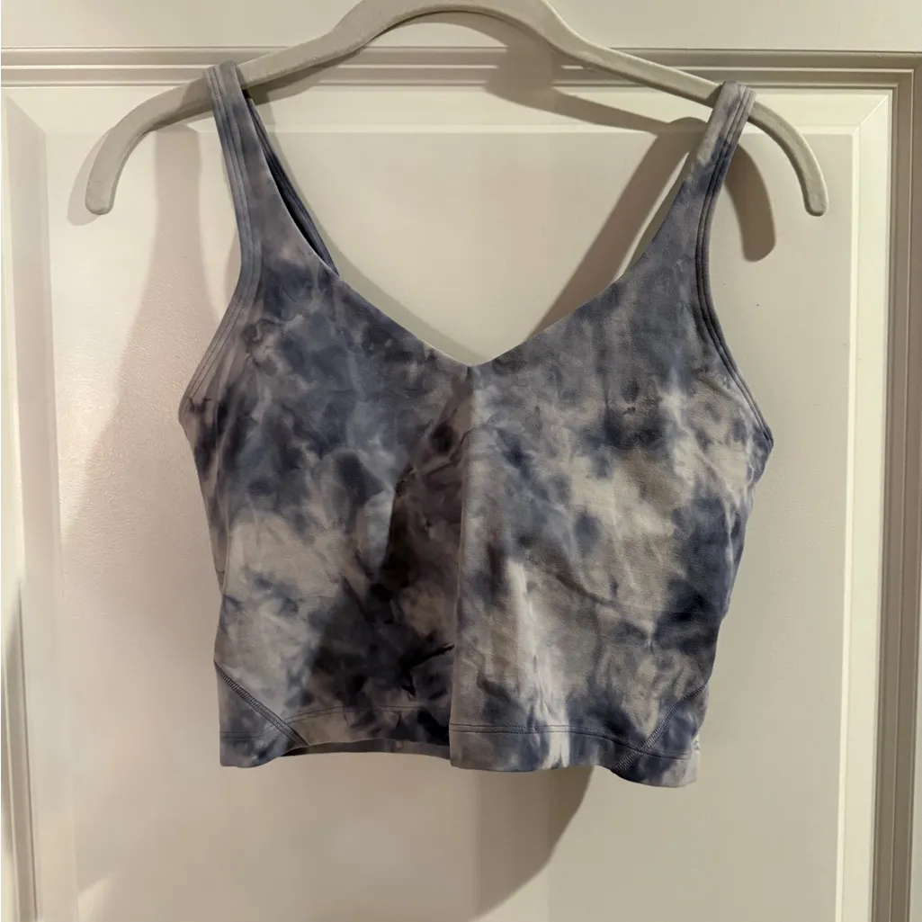 lululemon athletica Blue Tie-Dye Tank Top - Image 2