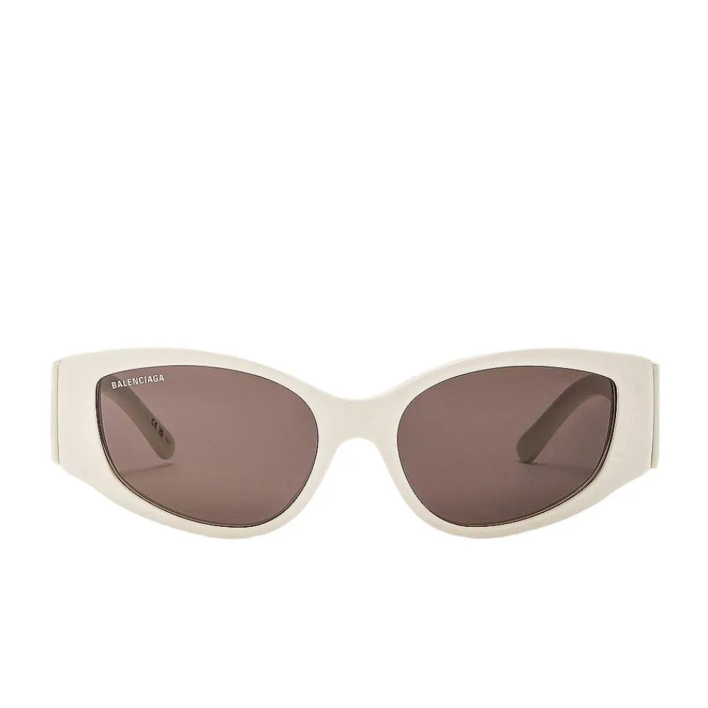 BALENCIAGA Max Sunglasses in Ivory New with Case Womens BB0258S-003 Sunnies - Image 2