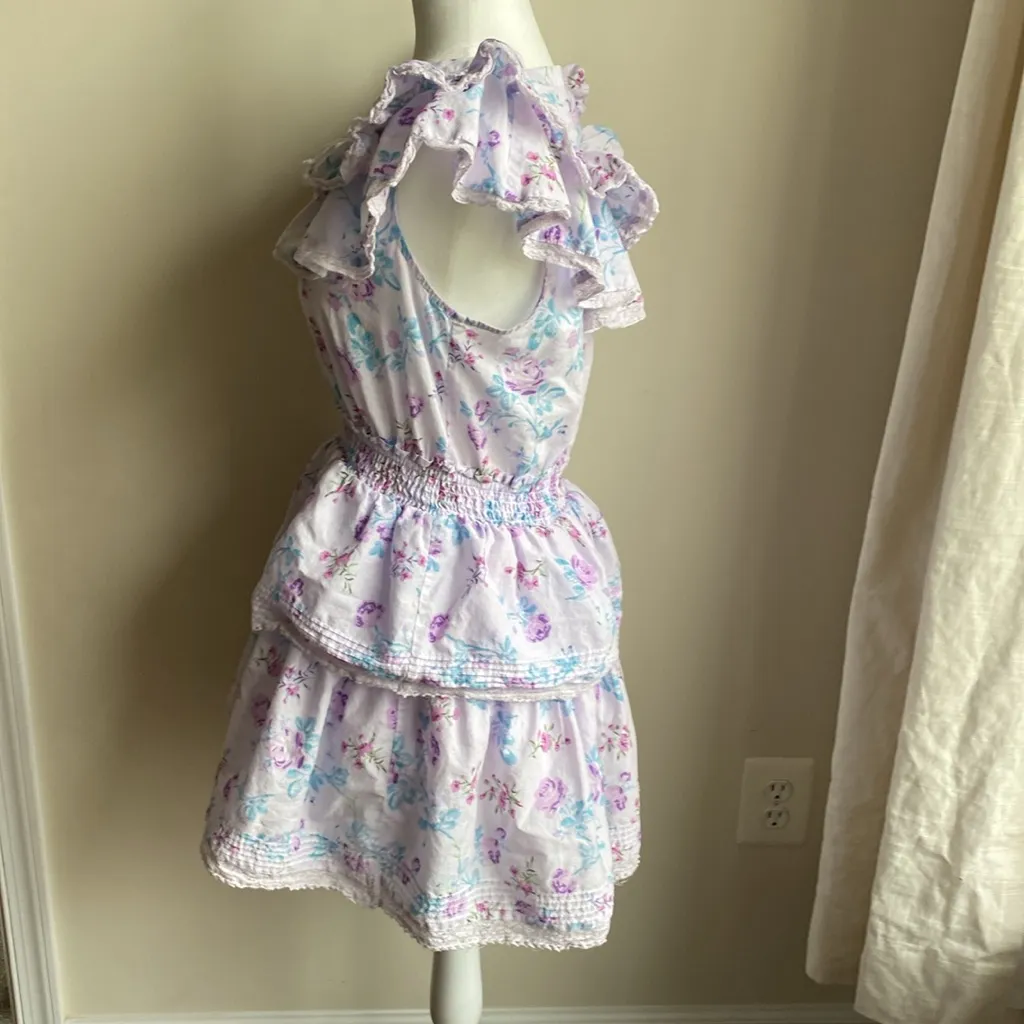 LoveShackFancy x Target Short Sleeve Mini Tiered Lace Dress - Image 3