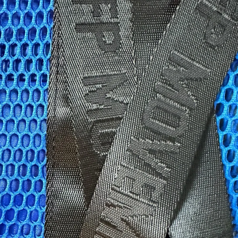 Free People FP Movement Mini Mesh Sling Bag in Lapis Royal Blue NWOT New - Image 12