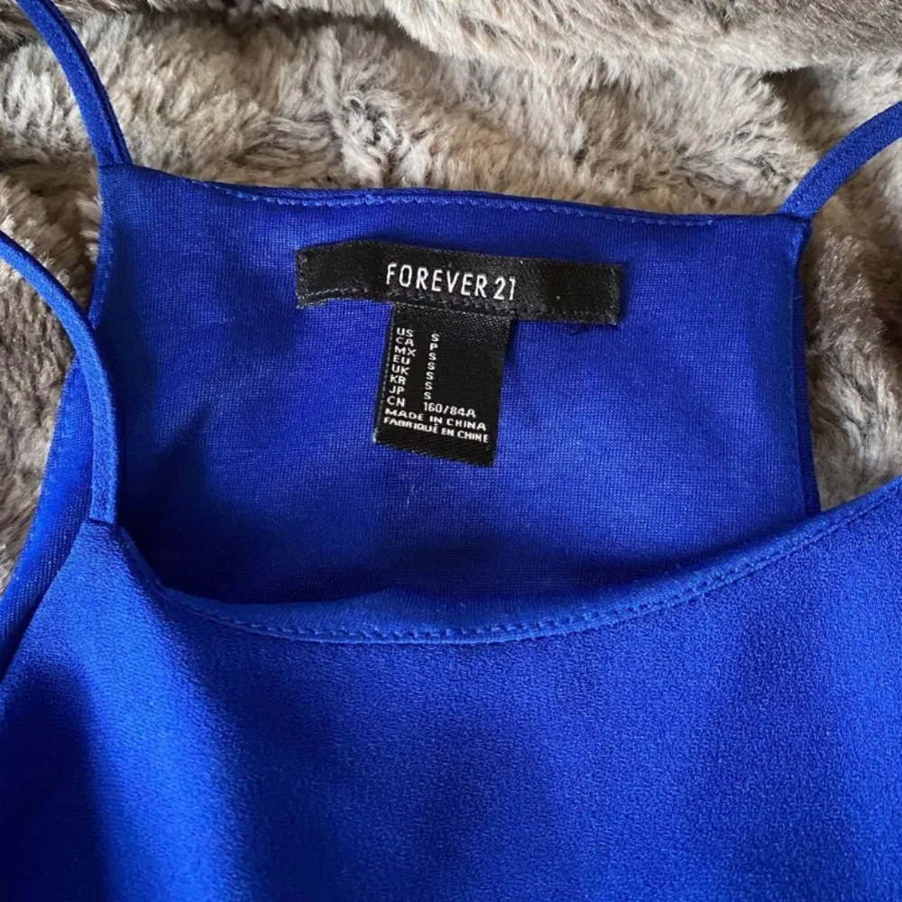 Forever 21 Royal Blue High Neck Dress - Image 4