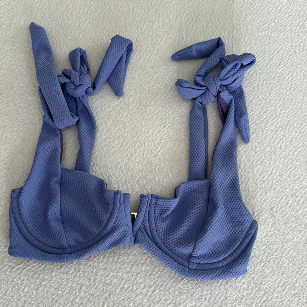 BEACH RIOT Blair Top Periwinkle Waffle, Size Small, $128 - Image 7