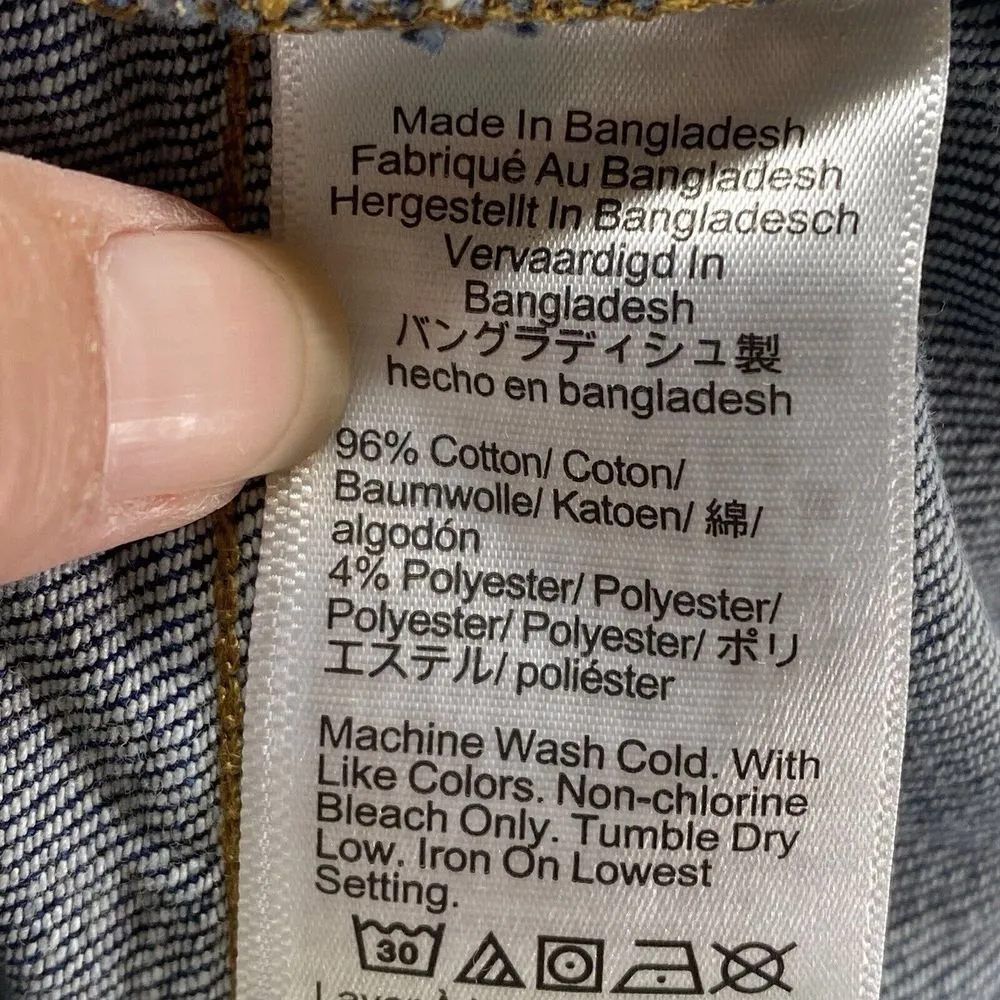 NWT J. Crew Wide Leg Denim Trouser Pant In Signature Stretch Dark‎ Wash Size 33 - Image 8