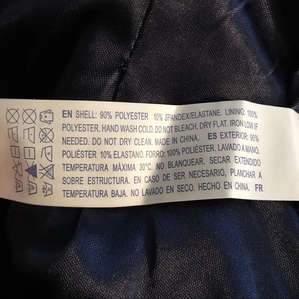 Forever 21  Navy Blue Scuba Mini Girls Size 13/14 - Image 4