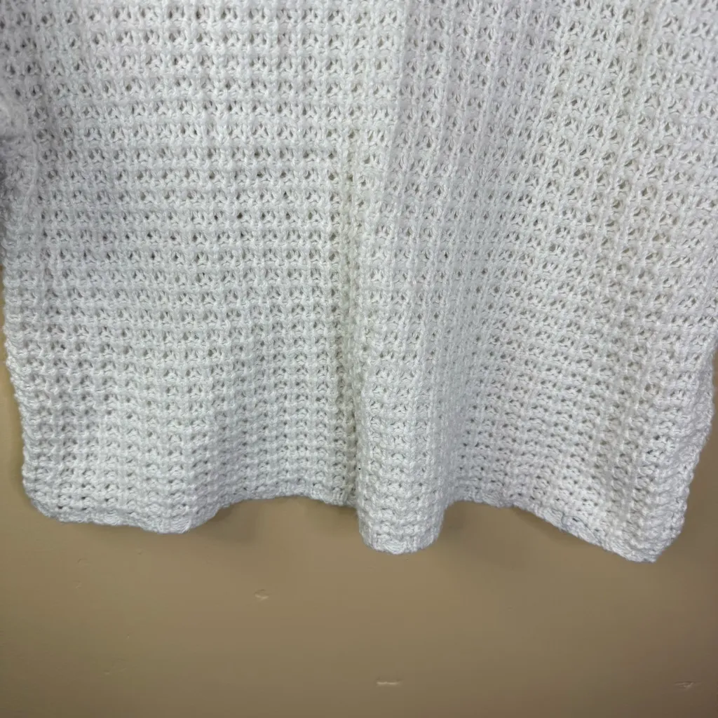 Universal Thread Granny Square Crochet Short‎ Sleeve Sweater Size Medium Boho - Image 6
