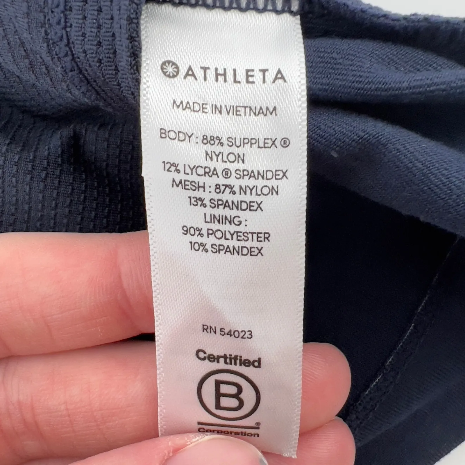 Athleta Women S Metro Downtown Skort Navy‎ Blue Stretch Athleisure Tennis Pocket - Image 7