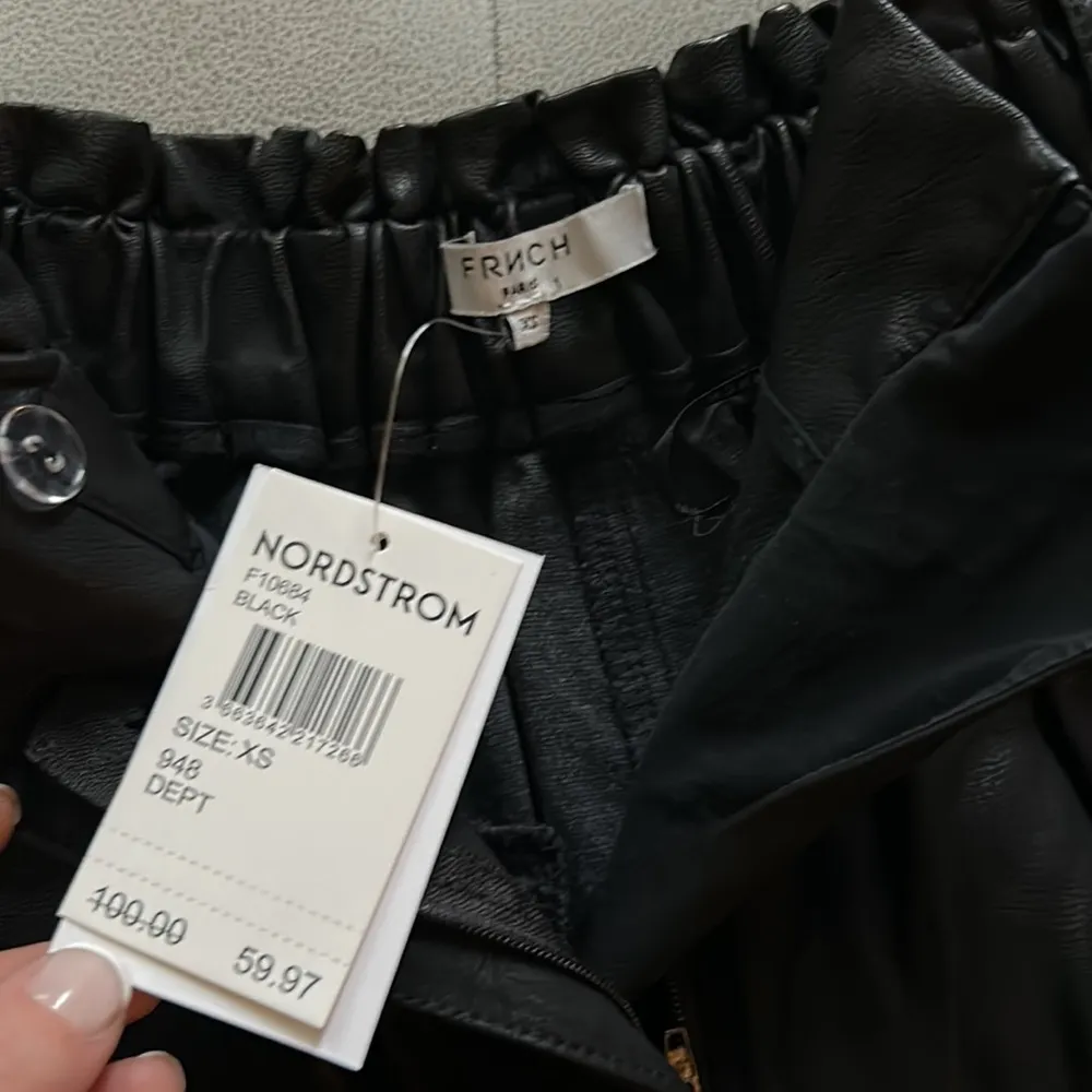 NWT Faux Leather Belted Shorts - Image 7