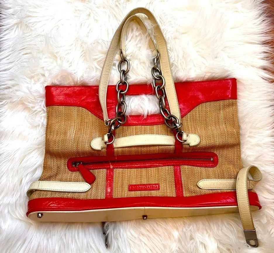 New BCBG MAX AZRIA  fold over convertible bag - Image 2