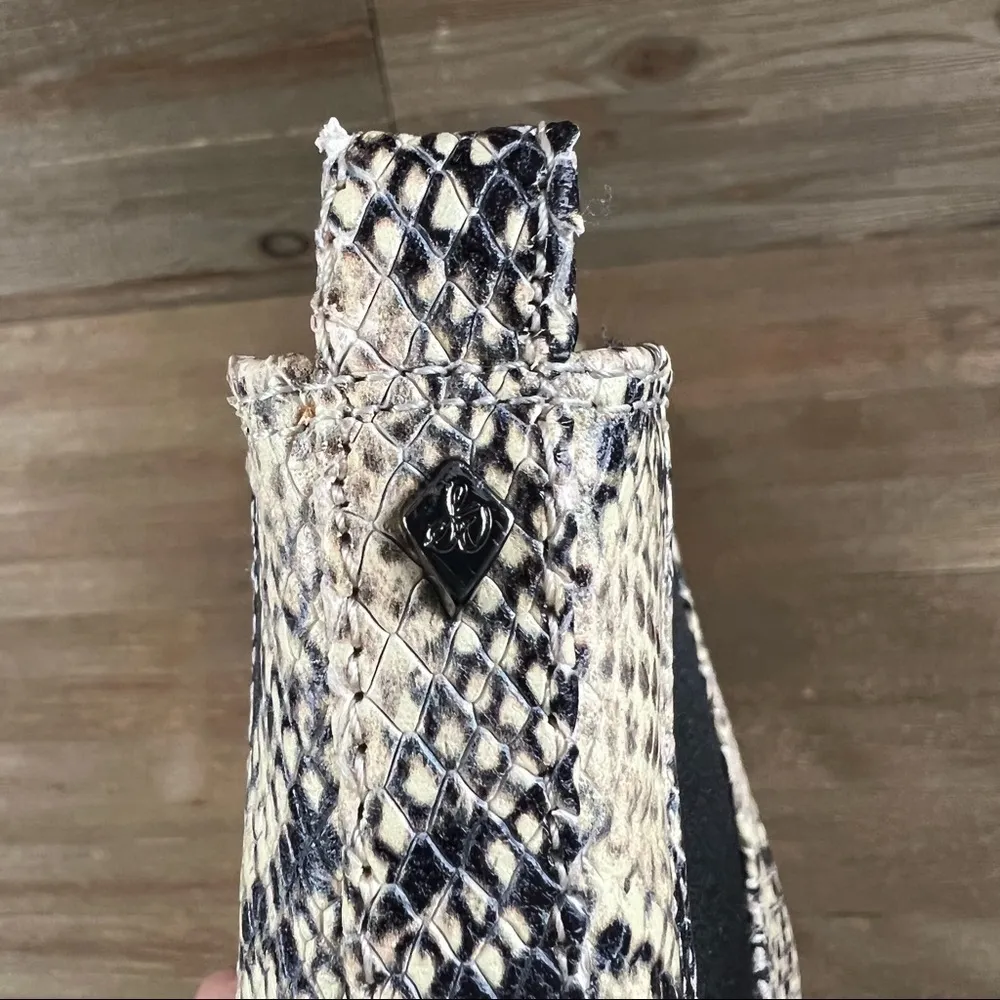NEW Sam Edelman Snakeskin Reesa Chelsea Ankle Boots - Image 11