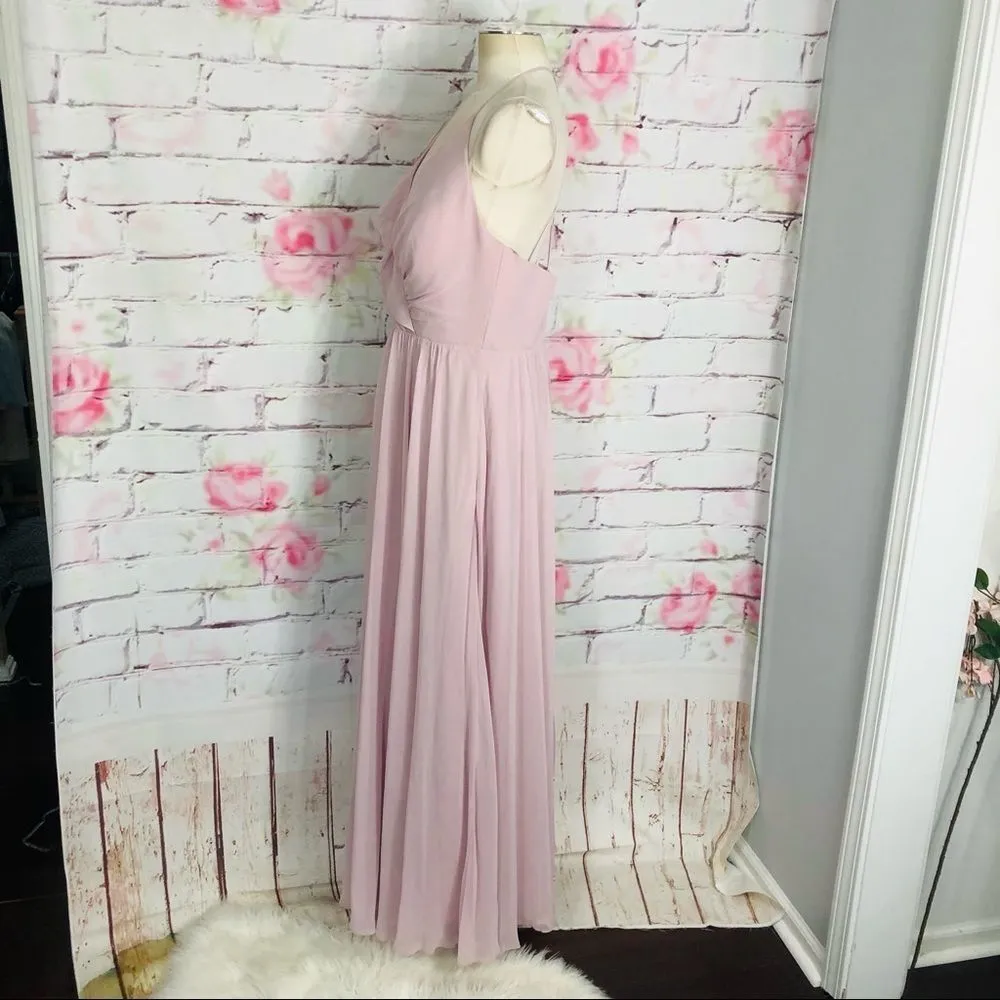 Jenny Yoo bridesmaid dress style jy534 suede rose - Image 12