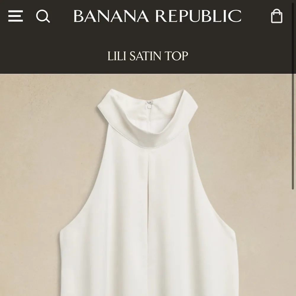 Nwt LILI SATIN TOP - Image 4