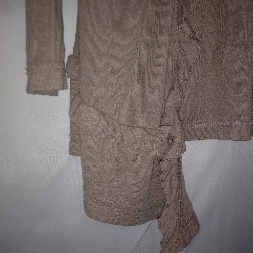 Blue Bird M Precious Caramel Cardigan Duster Top Tan Size M - Image 2