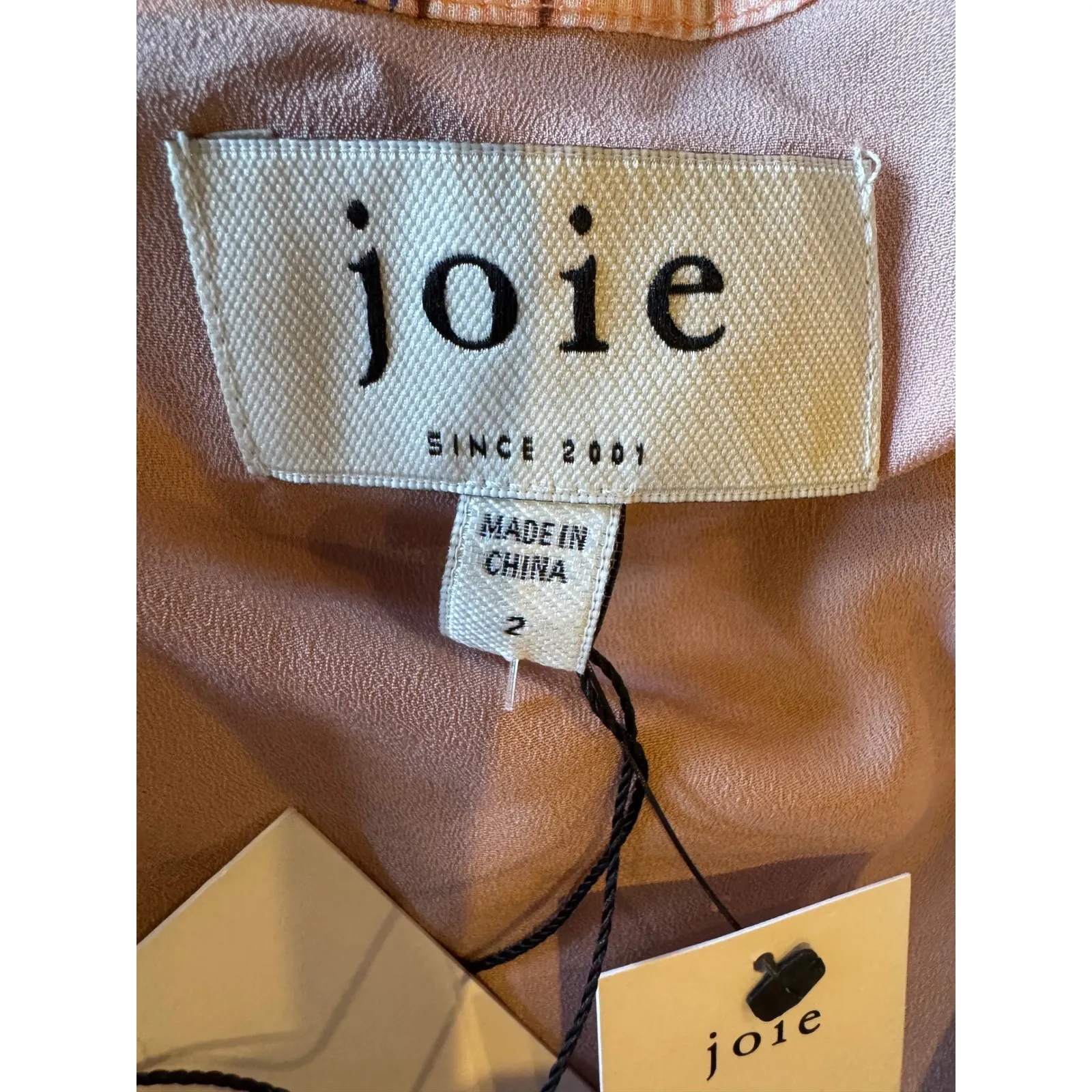 Joie Dress Women 2 Pink Silk‎ Blooming Dahlia Signe Flutter Sleeve Mini NWT Boho - Image 10