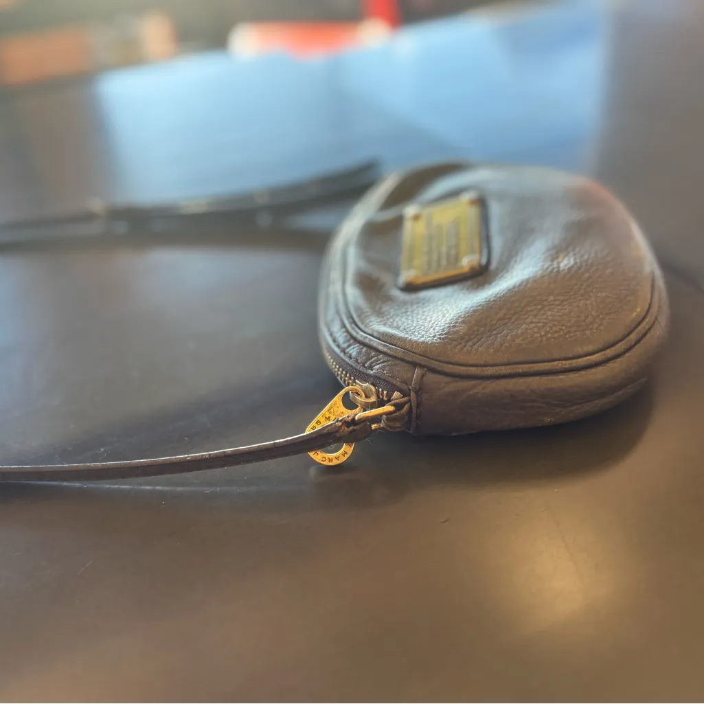 Marc by Marc Jacobs Dark Green Leather Crossbody Bag Mini - Image 4