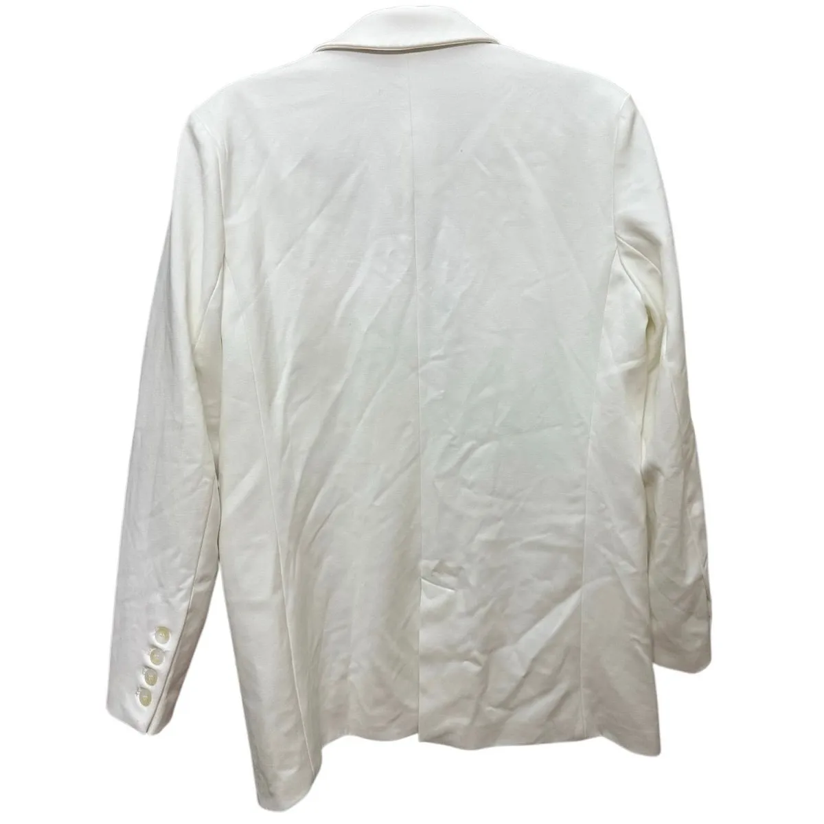BOA Because Of Alice Boyfriend Blazer Size Medium Ivory White Oversized - Image 4